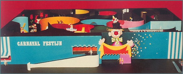 De maquette van het Carnaval Festival -|- Foto uit "Kroniek van een Sprookje", © De Efteling 2002