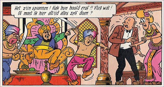 Scan uit 'Suske en Wiske: Fata Morgana' -|- Scan: Jorn van de Wetering © het WWCW 2004
