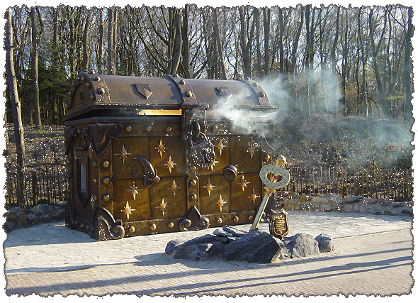 Rook, Smook! De kist doet z'n trucje -|- Foto: Bram Elstak © het Wonderlijke WC Web 2003