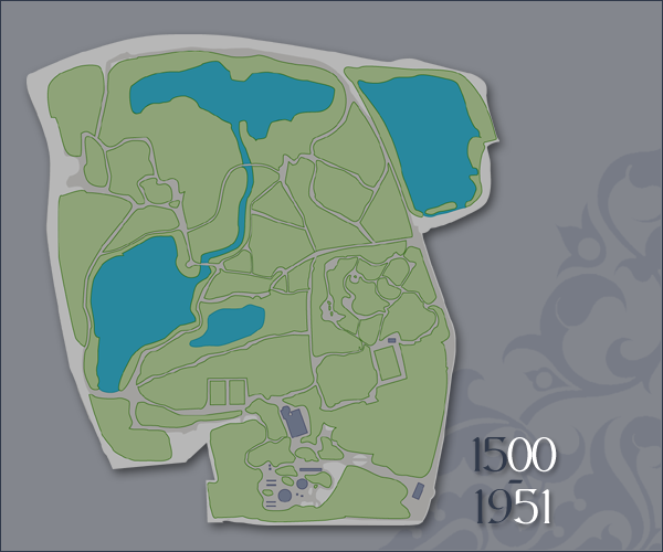 Plattegrond 1951, klik voor een vergroting -|- Kaart: Bram Elstak, © het WWCW 2005
