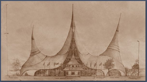Huis van de Vijf Zintuigen -|- Tekening: Ton van de Ven - De Efteling