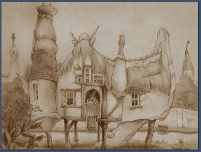 Lachhuys -|- Tekening: Ton van de Ven - De Efteling