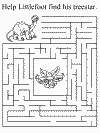 Land before time coloring book pages